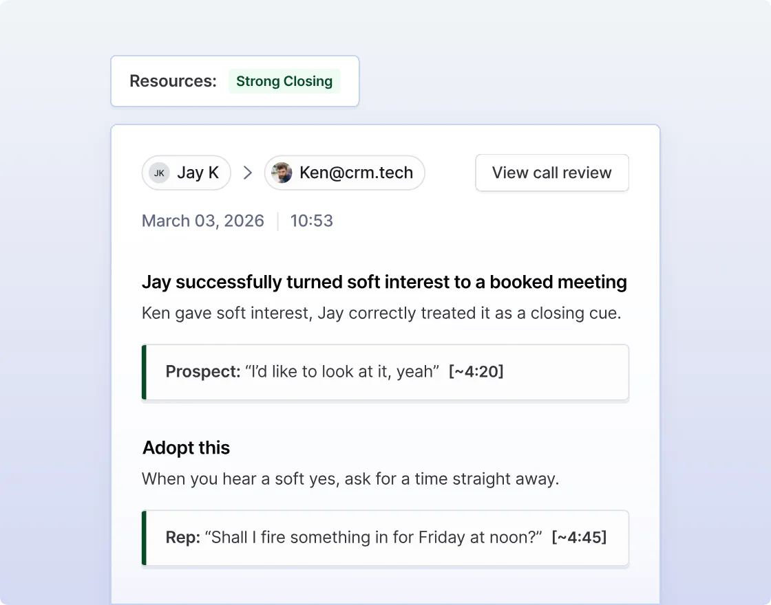 Prepp analyzes sales calls and links activity to performance patterns